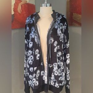 NWT BEAUTIFUL Velour Floral Jacket